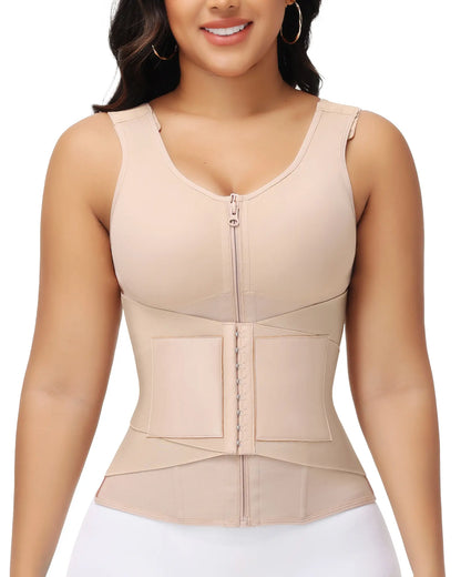 SHAPSHE Waist Shapewear for Women – Corset Shapewear with Built-in Bra, Tummy Control Body Shaper for Slimming & Support