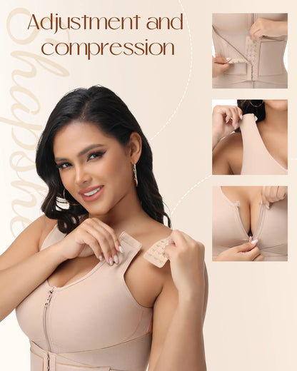 SHAPSHE Waist Shapewear for Women – Corset Shapewear with Built-in Bra, Tummy Control Body Shaper for Slimming & Support