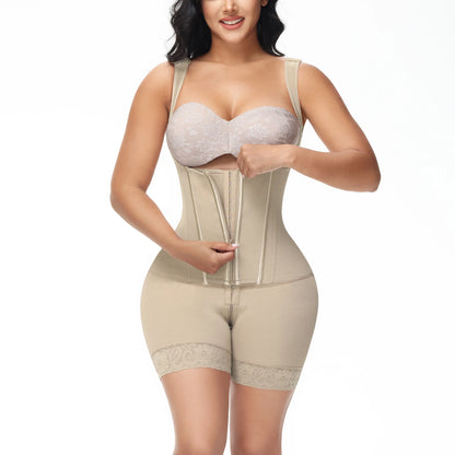 SHAPSHE Colombian Style Shapewear Bodysuit – Waist Slimming Fajas for Women with Tummy Control Fit