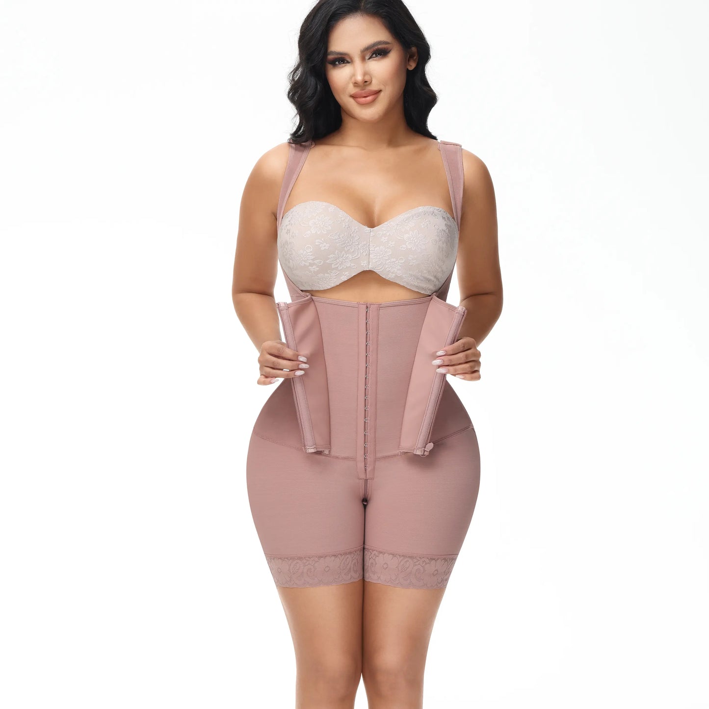 SHAPSHE Colombian Style Shapewear Bodysuit – Waist Slimming Fajas for Women with Tummy Control Fit