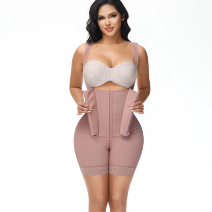SHAPSHE Colombian Style Shapewear Bodysuit – Waist Slimming Fajas for Women with Tummy Control Fit