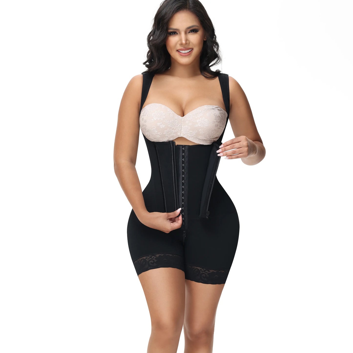 SHAPSHE Colombian Style Shapewear Bodysuit – Waist Slimming Fajas for Women with Tummy Control Fit