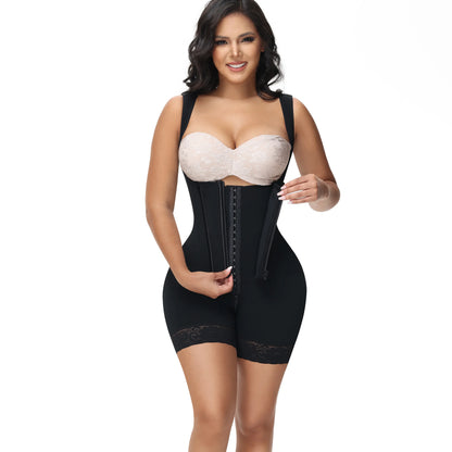 SHAPSHE Colombian Style Shapewear Bodysuit – Waist Slimming Fajas for Women with Tummy Control Fit