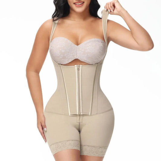 SHAPSHE Colombian Style Shapewear Bodysuit – Waist Slimming Fajas for Women with Tummy Control Fit