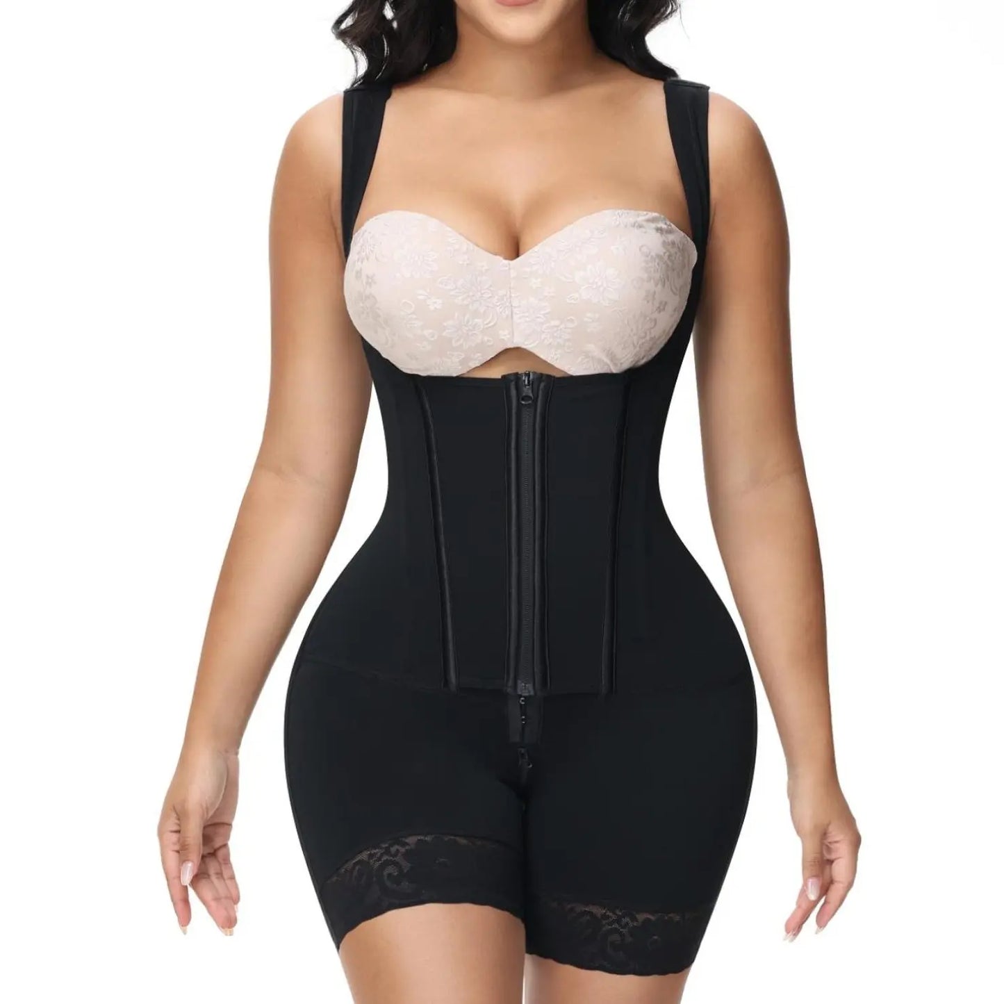SHAPSHE Colombian Style Shapewear Bodysuit – Waist Slimming Fajas for Women with Tummy Control Fit
