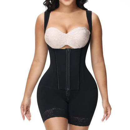 SHAPSHE Colombian Style Shapewear Bodysuit – Waist Slimming Fajas for Women with Tummy Control Fit