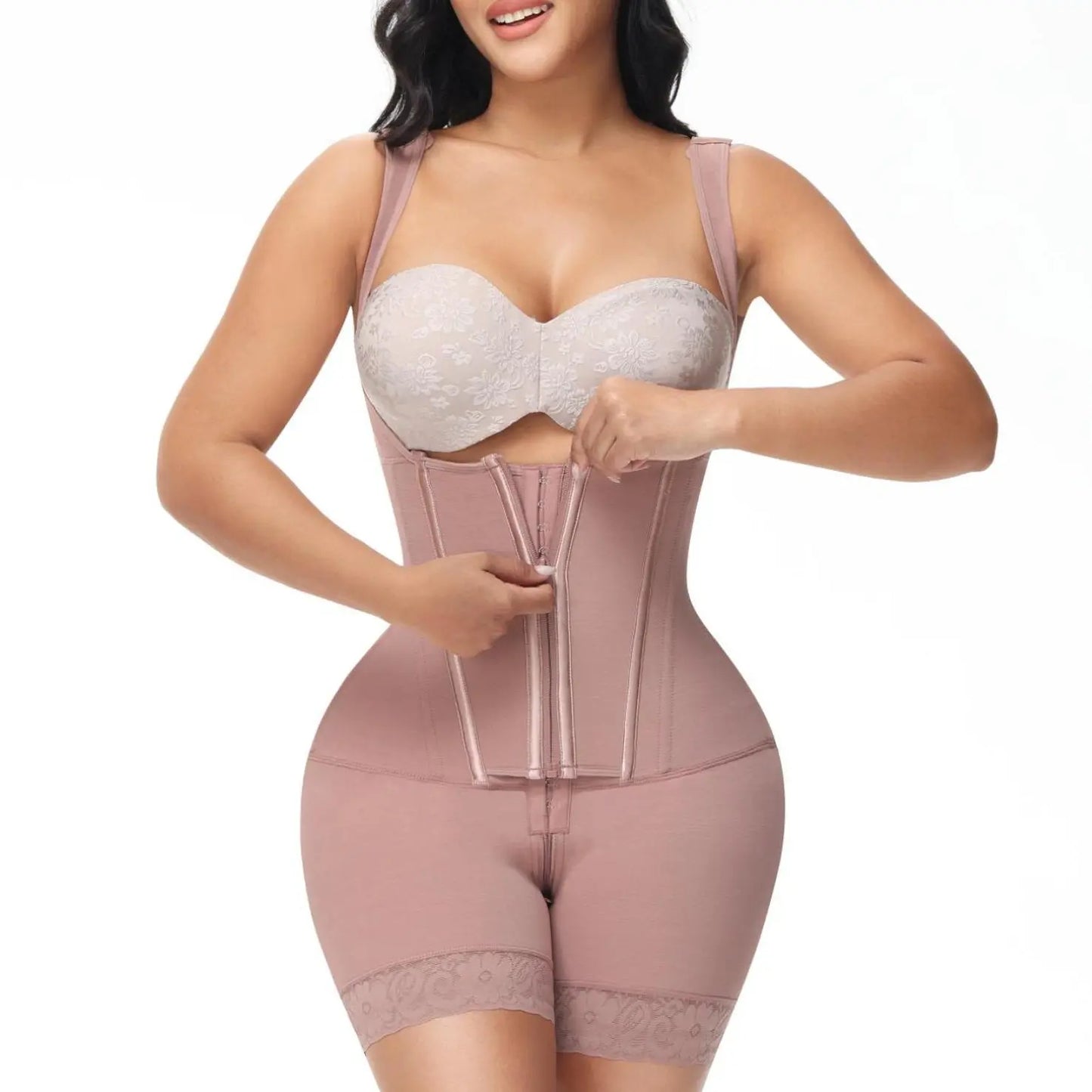 SHAPSHE Colombian Style Shapewear Bodysuit – Waist Slimming Fajas for Women with Tummy Control Fit